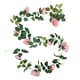 thumbnail image 1 of Realistic Pink Rose Vine, 2.3m Artificial Flower Garland, 1 of 5
