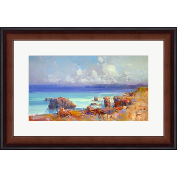 Great Art Now Pacific Highway by Vahe Yeremyan, Framed Wall Art, 26W x 18H