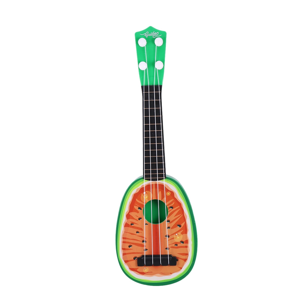 Rosarivae Shape Ukulele Mini Musical Guitar Instrument Childrens Educational Toys - Size L (Watermelon Red) -