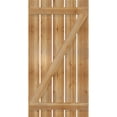 thumbnail image 5 of 28 7/8"W x 56"H TimberCraft Five 5 3/8" Boards Spaced Board-n-Batten Shutters w/Z-Bar, Rough Sawn Western Red Cedar (Per Pair), 5 of 5