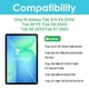 thumbnail image 2 of Protector de pantalla ProCase para Galaxy Tab S10 FE 2025/Tab S9 FE 10.9/S9 2023/Tab S8 2022/ Tab S7 2020 11, 2 of 7