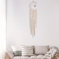thumbnail image 4 of Colgante de macramé tejido adornos para colgar en tapiz accesorio decorativo para el fondo de habitación del dormitorio de perfecl Tapiz tejido, 4 of 7