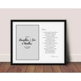 thumbnail image 3 of Mom and Daughter custom personalized word art framed, 3 of 8