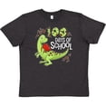 thumbnail image 3 of Inktastic 100 Days of School Cute Green Dinosaur Youth T-Shirt, 3 of 5