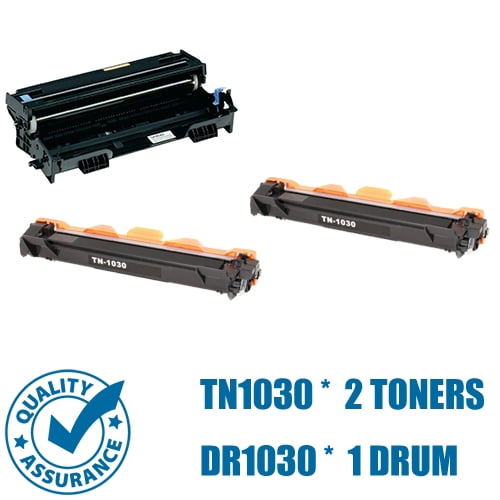 Printer Pro™ 2 Toners & Drum- Brother TN1030 & DR1030-Brother Printer DCP-1512/1612/HL-1112/HL-1212W