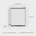 thumbnail image 4 of Refrigerador 1.6 Pies Capacidad 47 Litros Con Congelador 1 Puerta 115V Voltio negro S, 4 of 8