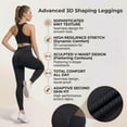 thumbnail image 2 of Cellulite Leggings, High Waist 3D Anti Cellulite Leggings for Women, Slimming Workout Yoga Pants, for Workout,Yoga & Daily Wear, 2 of 8