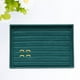 thumbnail image 4 of Organizador de joyas de franela verde, cajón de exhibición de madera de lujo y elegancia 35cmx24cmx3cm, 4 of 5