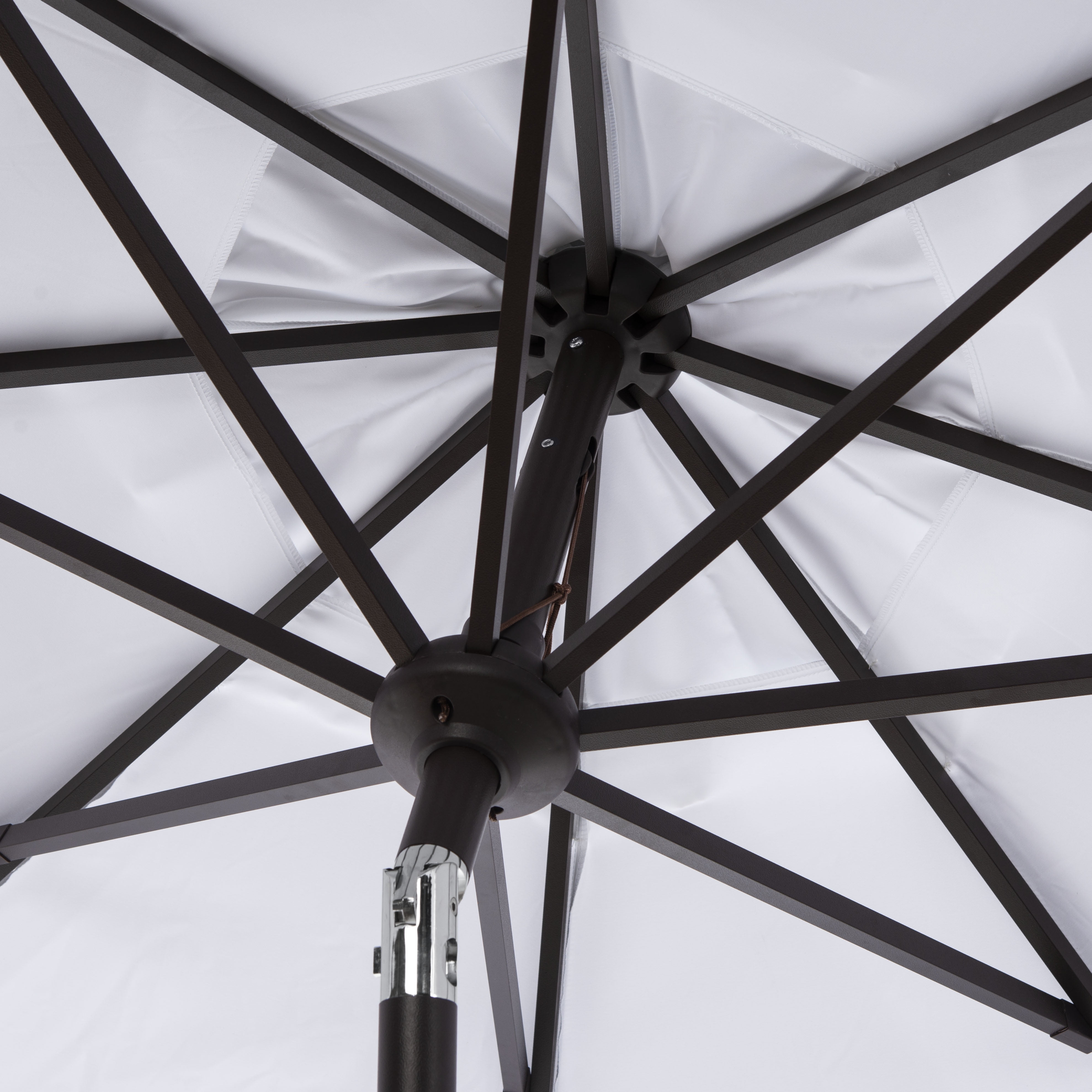 Safavieh Zimmerman 9 ft. Aluminum Auto Tilt Crank Patio Umbrella