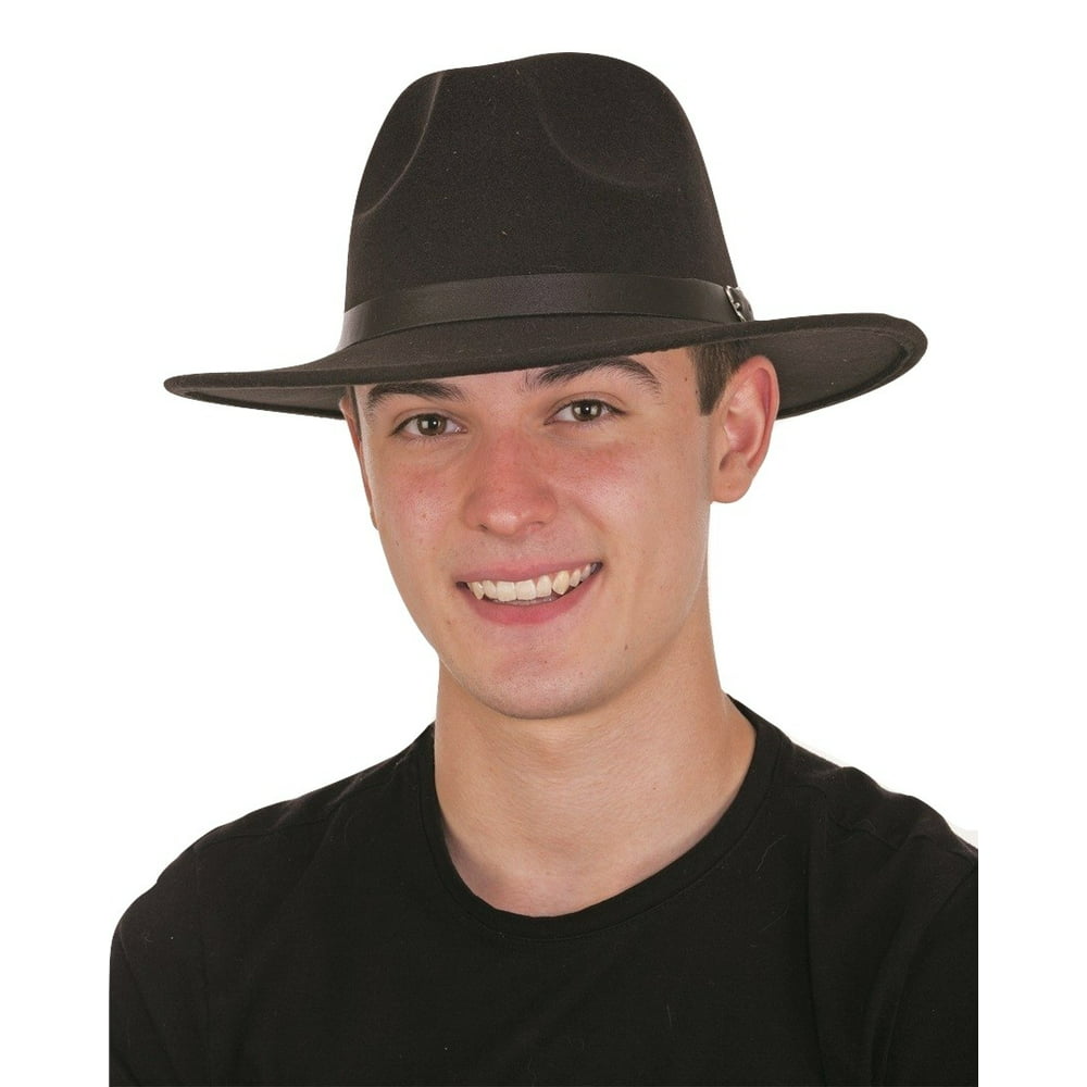 Jacobson Hat Company - Trilby Felt Black Cowboy Hat - Walmart.com ...