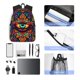 thumbnail image 4 of Disketp Vibrant Psychedelic Eye Mochila Ligera Clásica con Múltiples Bolsillos, Mochila Casual para Hombre y Mujer, Ideal para Escuela, Trabajo y Viajes, 4 of 6