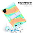 thumbnail image 6 of Dteck 8 inch Case with Shoulder Strap, Colorful Rubber Shockproof Case with Kickstand Compatible with Samsung Galaxy Tab A 8.0 / Dragon Touch 8 inch/ Vankyo Matrixpad S8/ Vucatimes N8, Purple/Orange, 6 of 6