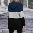 thumbnail image 4 of MaFYtyTPR Women's Color Block Hoodies Zip Up Long Sleeve Hooded Sweatshirts Loose Fit Casual Coat with Pockets, 4 of 6
