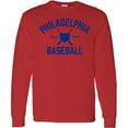 thumbnail image 3 of Inktastic Philadelphia Baseball Long Sleeve T-Shirt, 3 of 5