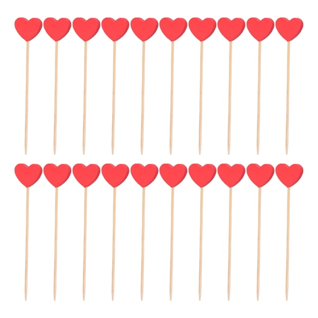 Palitos De álamo, Palillos De Dientes En Forma De Corazón, Delicadeza, Durabilidad Exquisita Para Bodas, Fiestas De Cumpleaños