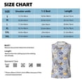 thumbnail image 5 of Lsque Colorful Mandalas Print Men's Cotton Blend Sleeveless Muscle Shirts (S-3XL)- Moisture Wicking, Odor Protection, UPF 30+,Large, 5 of 8