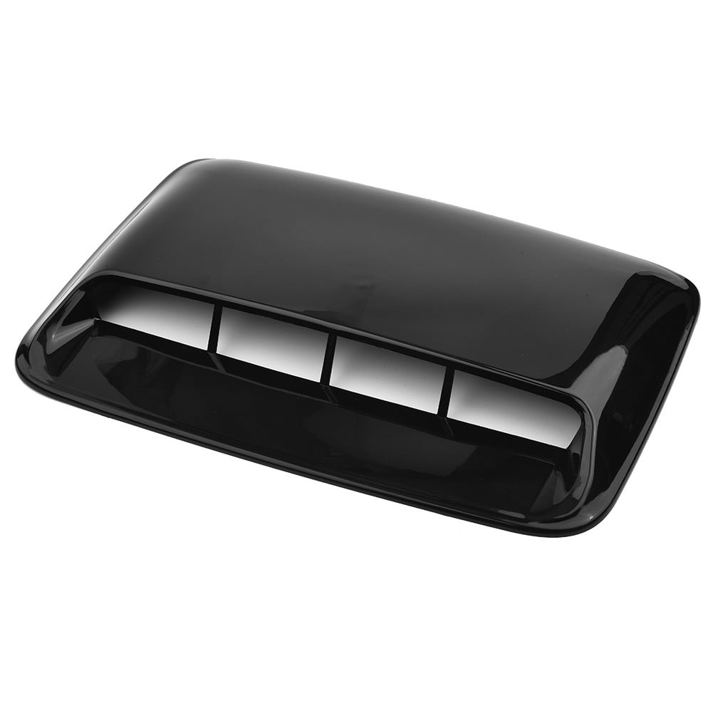 BLACK Car Vent Decorative Air Flow Intake Bonnet Hood Scoop Cover