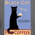 thumbnail image 3 of CafePress - Black Cat Coffee T Shirt - Mens Comfort Colors Shirt, 3 of 5