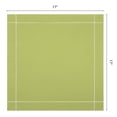 thumbnail image 6 of REGALWOVEN Set of 12 Cloth Napkins, Polyester Washable and Reusable Table Dinner Napkins for Home, Restaurant, Weddings, and Parties Grass Green 17x17inch, 6 of 6