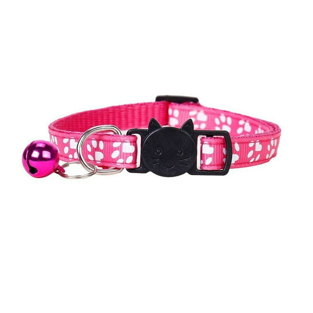Collier Détachable pour Chat à Imprimé Élégant avec Tour de Cou pour Animal en Nylon Tissé Coloré pour un Usage Quotidien Sûr et Confortable