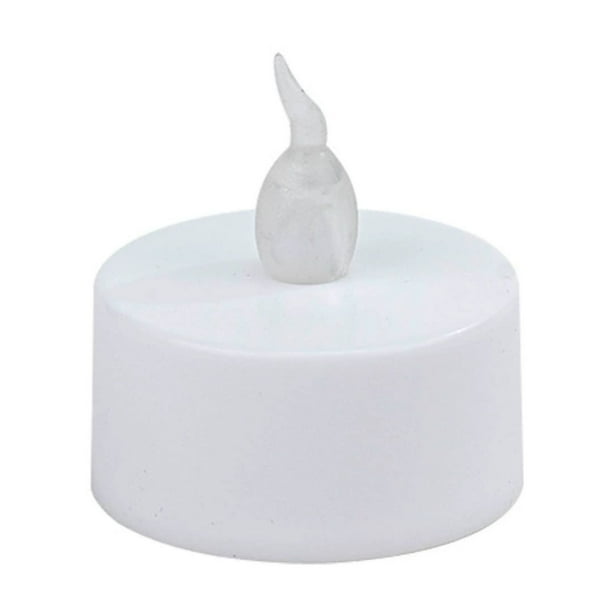 24 velas LED de té | Velas realistas sin llama a pilas para bodas y decoración | Duraderas y seguras