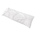thumbnail image 1 of Solid Color White Shabby Chic Body Pillow Case Cover for Harper Collection (Pillow Not Included), 1 of 1