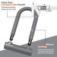 thumbnail image 2 of Candado para bicicleta Sportneer con arco de 17 mm, resistente, tipo U, 2 of 6