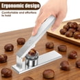 thumbnail image 4 of FKSZLL Chestnut Peeler Tool with Finger Guards Heavy Duty 304 Stainless Steel Nut Cracker Tool with Ergonomic Handle for Peeling Built in Precision Blade for Hazelnut Almond Walnut, 4 of 10