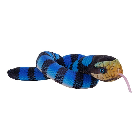 Wild Republic Snakesss Eco Yellow Lipped Snake Stuffed Animal, 54 Inches
