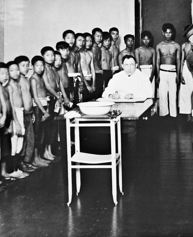 Boy exam