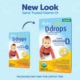 Ddrops Organic Baby 400 IU 90 Drops Daily Vitamin D Liquid for