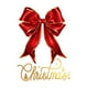 thumbnail image 2 of CaiYueKe Christmas Bow Window Clings Xmas Red Gold Bow Snowflake Reusable Window Decals PVC Film Decorations for Winter Holiday Home Party Classroom DIY Decor Party Supplies, 2 of 8