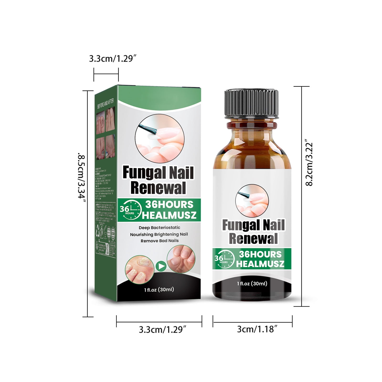 Alvantor Nail Repair For Fungal Treatment, Gray Removing Nourishing Lotion For Hands and feet, 1 fl oz
