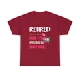 thumbnail image 2 of Retired Not My Problem Anymore Flamingo Floral Costume T-Shirt, 2 of 2