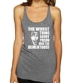 thumbnail image 1 of Wild Bobby, Office Prison Mike Dementors Michael Scott, Pop Culture, Women Tri-Blend Racerback Tank Top, Premium Heather, Small, 1 of 4