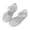 Silver, variant on Girls Closed Toe Crystal Jelly Sandals Princess Dress Shoes with Bow Non-Slip Soft Sole for Beach Party Daily, Size Little Kid