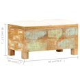 thumbnail image 4 of vidaXL Storage Bench Solid Reclaimed Wood 80x40x40 cm, 4 of 5