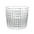 Mainstays 4 Pack Silver Round Wire Baskets