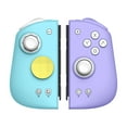 thumbnail image 1 of TFixol Next-Gen DualStar Switch Controller for NS OLED - HD Vibration, Bluetooth, Motion Sensing, Wired/Wireless, Cyan & Purple, 1 of 6
