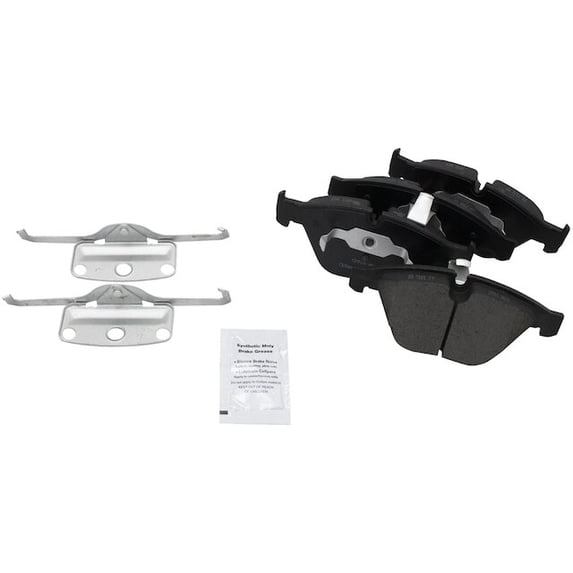 Front Brake Pad Set - Compatible with 2007 - 2013 BMW 328i 3.0L 6-Cylinder 2008 2009 2010 2011 2012