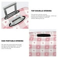 thumbnail image 3 of Gukieu Plaid Heart Print Suitcase Protective Cover, Elastic Zipper Buckle Suitcase Protective Cover, Suitable for Travel, Business Trip-Large, 3 of 7