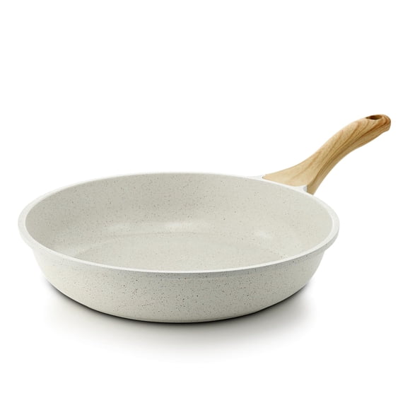 Sartén SENSARTE de cerámica antiadherente de 32 cm, color blanco por inducción