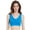 Dark blue, variant on 3 Pack Women Wireless Seamless Sports Bra, Wide Band Comfort Push Up Padded Yoga Workout Bra, Moisture Wicking Nylon Spandex Back Smoothing Everyday Bra S-6XL Plus Size