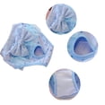 thumbnail image 6 of Pet Dog Soft Diapers Dog Diapers Puppies, With Tail Hole For Pets Cute Bowknot Dog Physiological Pants - Blue, 6 of 6