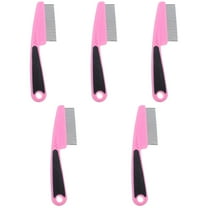 5 PCS Dandruff Comb Pet Stainless Steel Fine Tooth Professional Hair