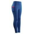 thumbnail image 1 of Women's Compression Tights Fitness Leggings Yoga Gym Cropped Pants with Pocket, 1 of 3