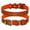 Orange, variant on Beirui Plain Genuine Leather Dog Cat Collar Zinc Alloy Buckle Adjustable Thin Collars for Chihuahua