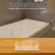thumbnail image 5 of Jabonera de baño de 2 piezas: bandeja de jabón de pared con drenaje automático, sin necesidad de taladrar, organizador de baño que ahorra espacio, ideal para ducha, bañera y fregadero de cocina., 5 of 7