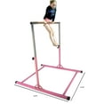 thumbnail image 1 of Gymnastics Bar Kip Bar Kids Horizontal Training Bar Adjustable Jungle Gym Climb Tower Pink, 1 of 8