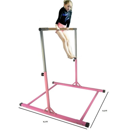 Gymnastics Bar Kip Bar Kids Horizontal Training Bar Adjustable Jungle